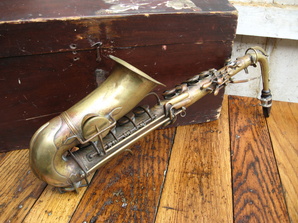 Eb Alto - appx 1867 - Bare Brass