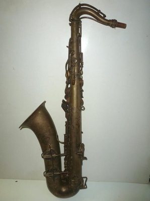 Bb Tenor - sn unknown  - Bare Brass - From prowas on eBay.de
