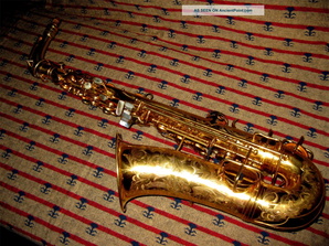 vintage 1925 conn virtuoso deluxe  chu berry  model alto saxophone gold plated 6 lgw