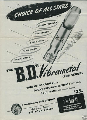 Bobby Dukoff Vibrametal (1946)