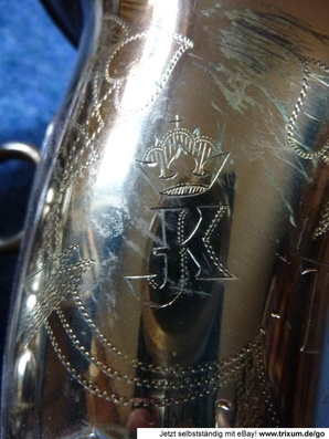 jk logo engraved on bell