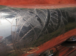 bell engraving in detail