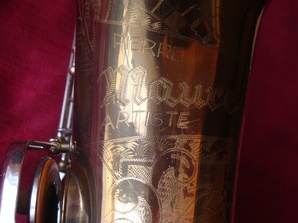 bell engraving front view