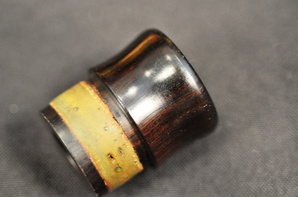 wooden end plug side view