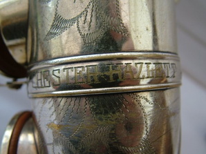Chester Hazlett's Name On Body To Bell Connecting Ring 2