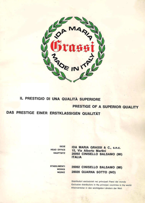 Undated Grassi Catalog