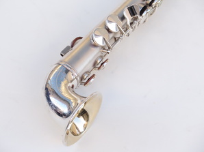 saxophone-soprano-King-Saxello-argenté-sablé-plaqué-or-3