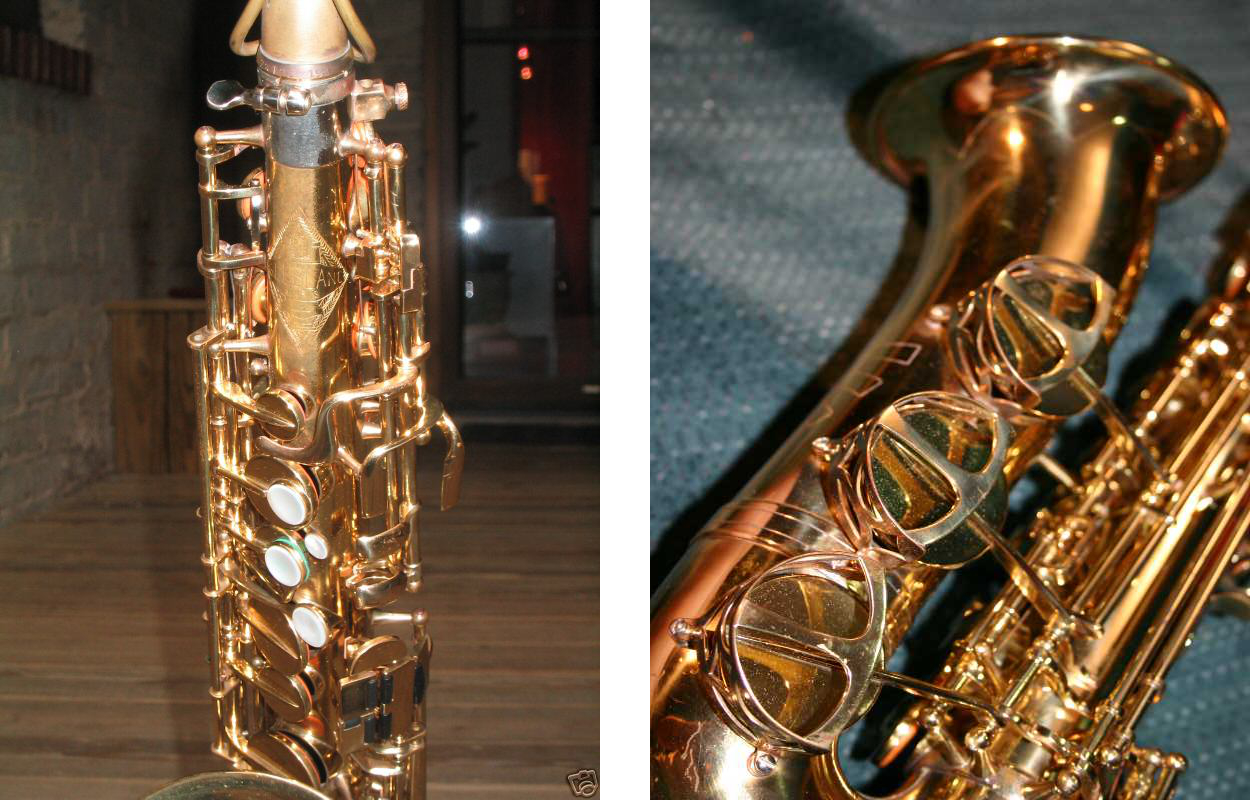 Leblanc Semi-Rationnel (SRB) Eb Alto Prototype, s/n 34 (1939).  <a href="https://bassic-sax.info/Pete/makesandmodelslist/gallery3/index.php/Leblanc/Semi-Rationnel--SRB/34" target="_blank" >Click here for the full gallery.</a>