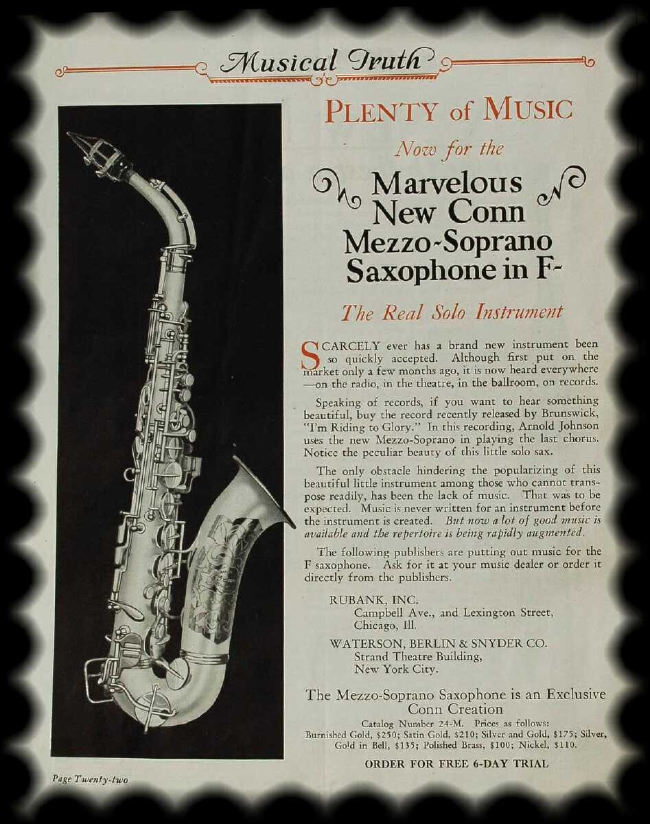 Conn 24M, F Mezzo Soprano Saxophone | The Bassic Sax Blog