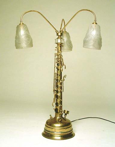 Recycled Saxophones As Functional Art