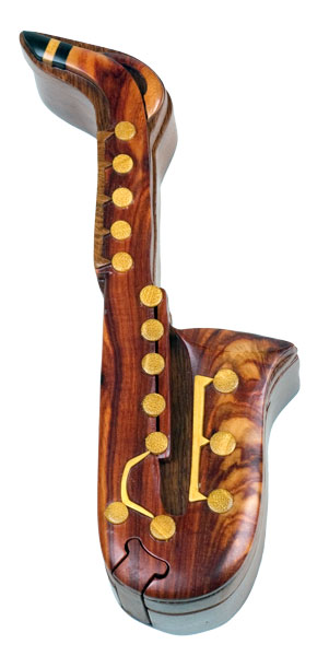 Here’s An Interesting Wooden Saxophone Collectible That You Can Buy