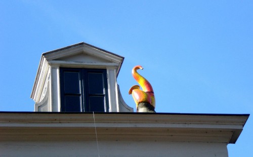 Saxophone-als-schoorsteen