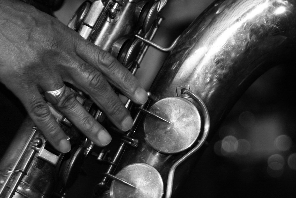 Another Vintage King Sax Playing The Blues