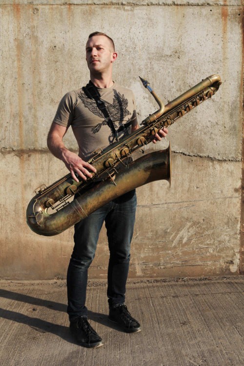 Colin Stetson Colin Stetson, bass saxophone