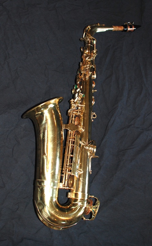 Left Side Yamaha alto, alto saxophone, sax belonging to John Coltrane,