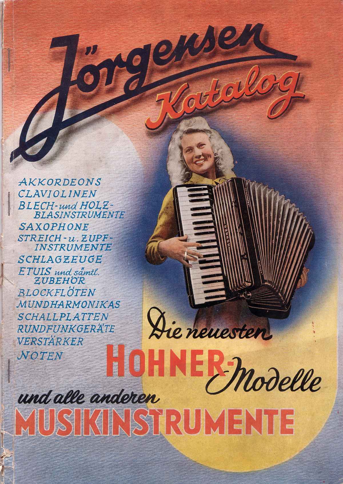 Vintage German Catalogue From Jörgensen Musik