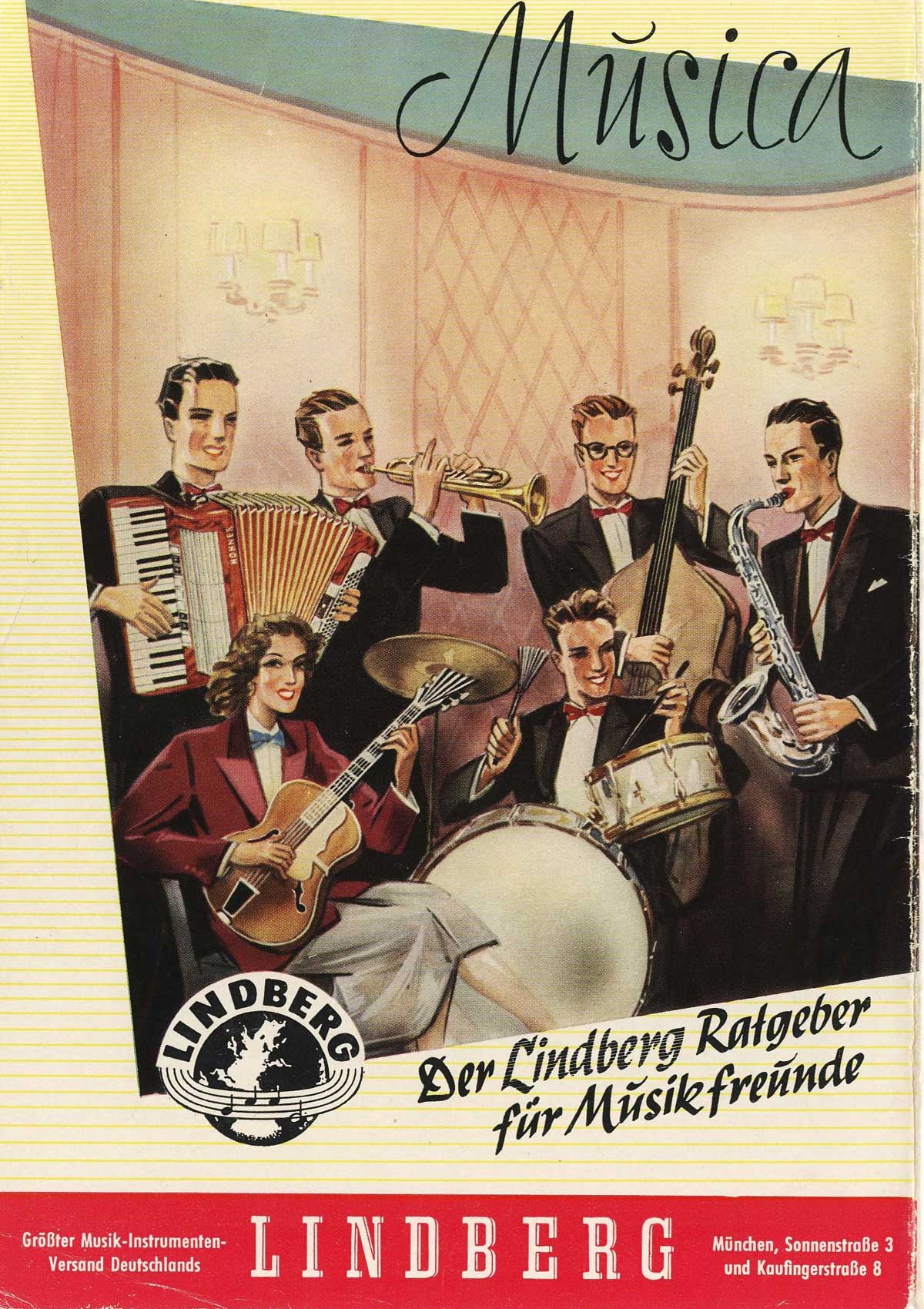 1950s Lindberg Catalogue: Hohner Presidents & JKs