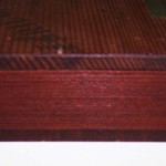 vintage reed box, wooden, Rico, tenor saxophone reed box