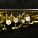 soprano sax, Tipped Bell Buescher True Tone soprano, vintage saxophone, rare sax, saxophone keys