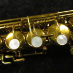 soprano sax, Tipped Bell Buescher True Tone soprano, vintage saxophone, rare sax, saxophone keys