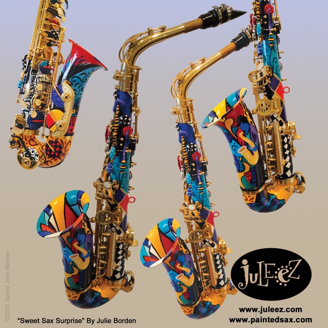 Hand Painted Saxophones: Would You Do This To Your Selmer?