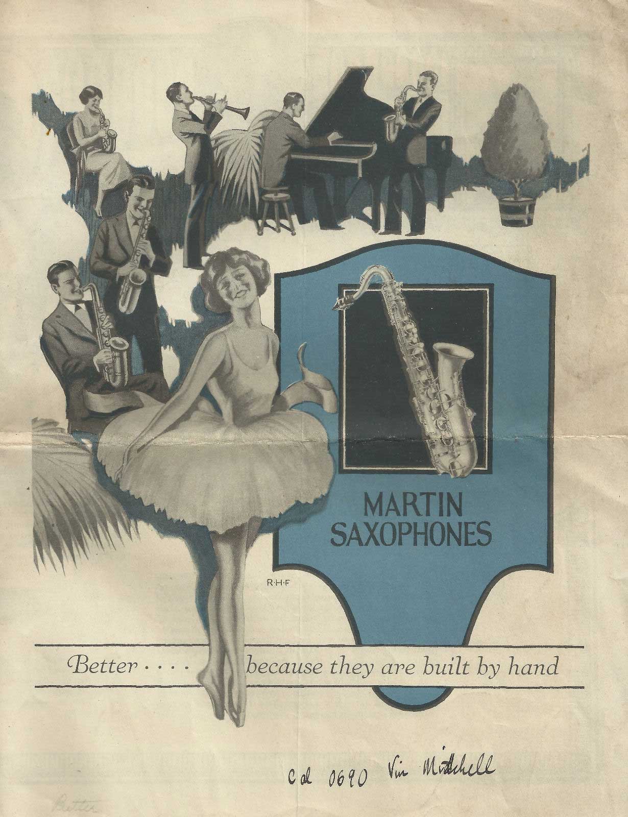 Martin Handcraft Sax Brochure