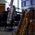 Bassic Sax Jazz Ensemble, Vancouver Art Gallery, Out For Lunch Concert Series, vintage saxophones, prototype saxophone, bass sax, baritone saxophones