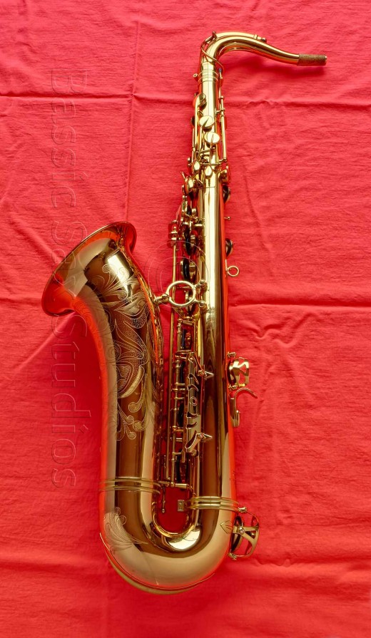 tenor sax, SeaWind tenor saxophone, stencil horn, stencil saxophone,