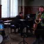 Bassic Sax Jazz Ensemble, Vancouver Art Gallery, Out For Lunch Concert Series, SeaWind prototype baritone saxophone