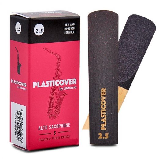 Plasticover sax reeds, Rico reeds, D'Addario reeds, Plastic coated cane reeds