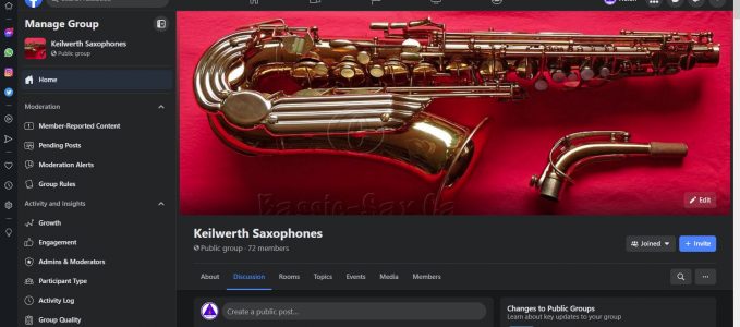 Keilwerth Saxophone Group on Facebook