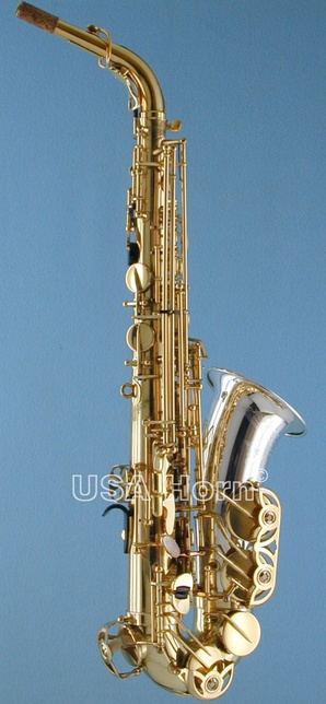 Eb Alto - sn unknown - Lacquer Body with Sterling Bell