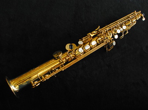 Straight Bb Soprano - sn 001927xx - 1995 - Lacquer with Gold Plated Neck
