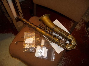 C Melody Tenor - sn unknown - Bare Brass