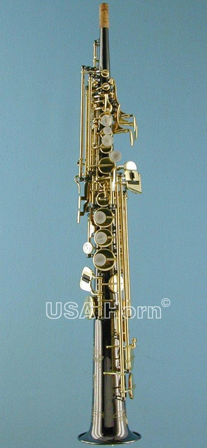 Straight Bb Soprano - sn 114212 - 2000 - Black Nickel - USAHorn.com