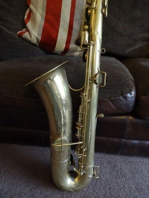 Eb Baritone - sn Unknown - Bare Brass - From riversidemusic1 on eBay.fr - Unsold at 275 Pounds Sterling in 2015