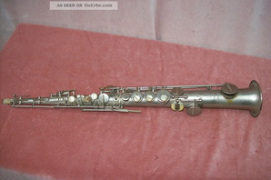 Straight Bb Soprano - sn Unknown - Silver - From DeErbe.com