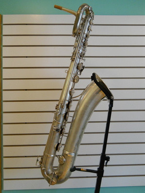 Eb Baritone (low Bb) - sn 401 and 9266x - Silver Plate - http://www.hammerwoodwinds.com