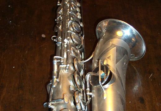 Bb Tenor - sn 1133? - Silver Plate - Soma stencil - display this album Bb Tenor - sn 1133? - Silver Plate - Soma stencil