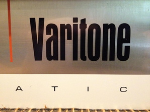 varitone logo on front of amp 2