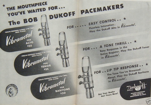 Bobby Dukoff Vibrametal (1947) (106 visits) Bobby Dukoff Vibrametal (1947)