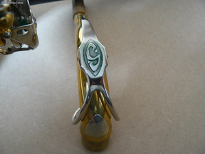 top of neck with grassi logo on octave key