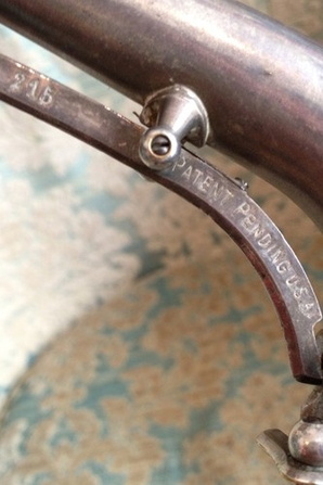 patent pending stamp on underslung octave key