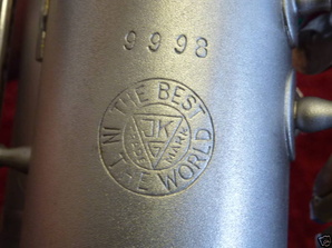 Serial No. 9998 &amp; J.K. Logo