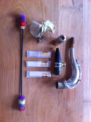 Neck with Original Mouthpiece and Accessories