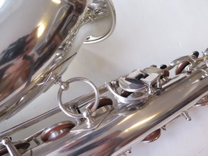 Saxophone-ténor-Selmer-balanced-action-argenté-3
