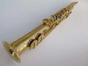 Saxophone-soprano-Conn-plaqué-or-sablé-4