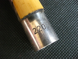220 stamped on shank