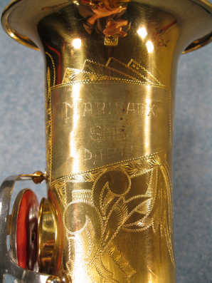 bell engraving in detail