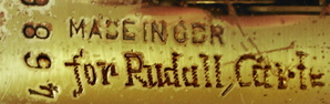 stencil name   partial serial no.